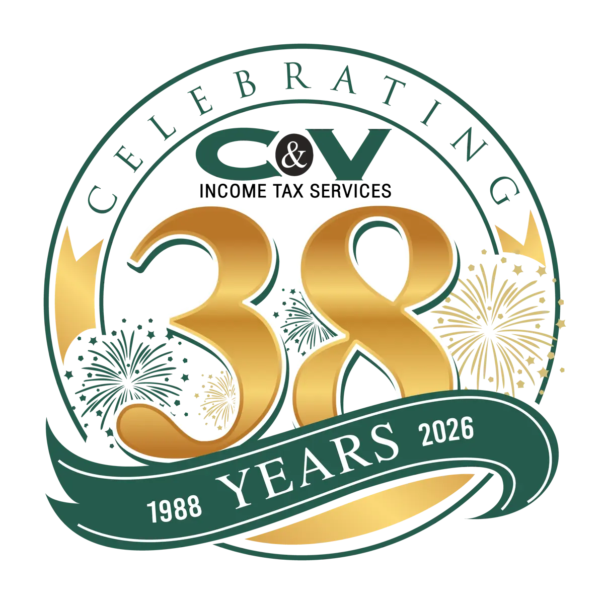 CV Celebrating 38 years